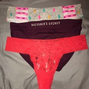 Victoria’s Secret Bundle Of  3 Panties